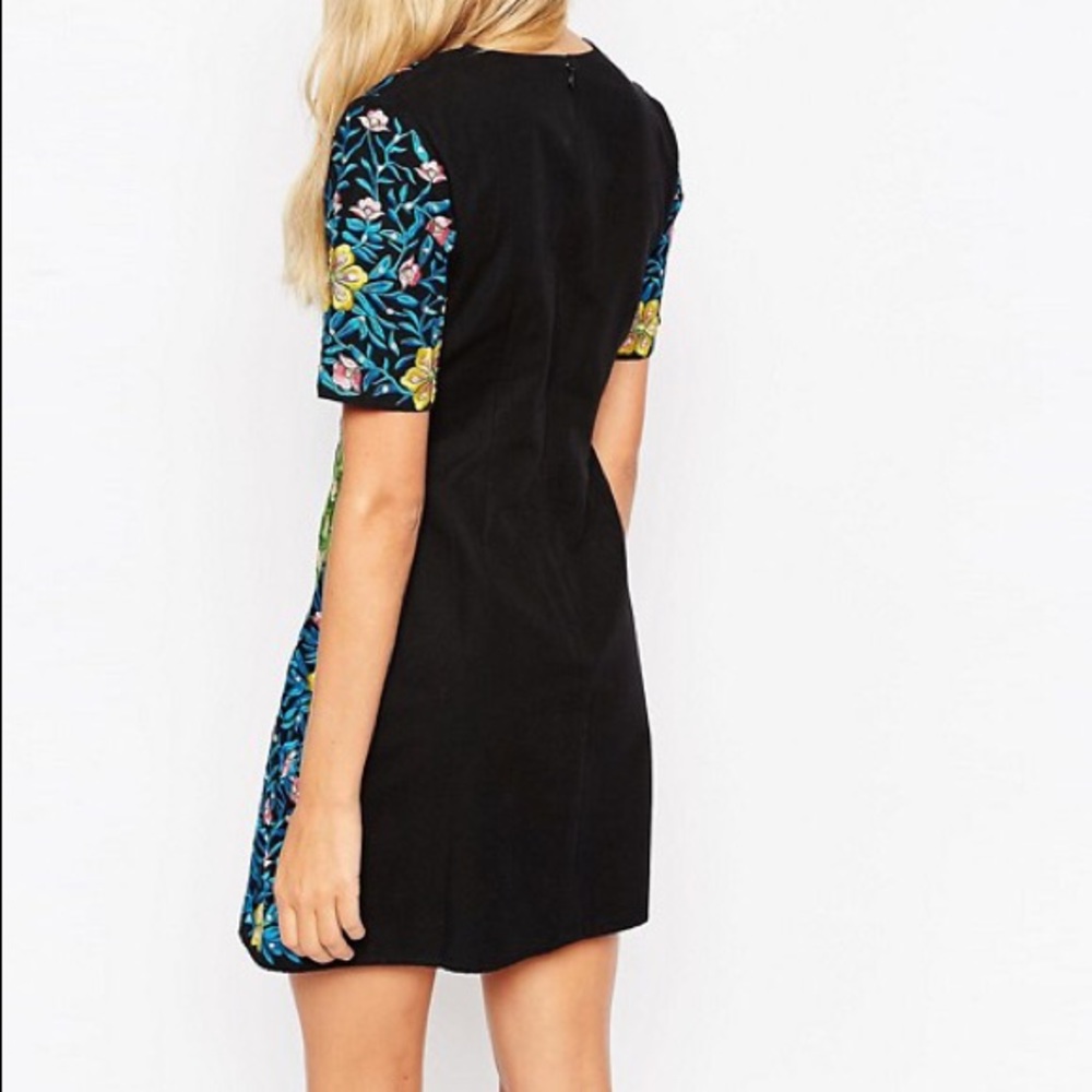 Stoned and Embroidered Dress - Picture 4 of 12